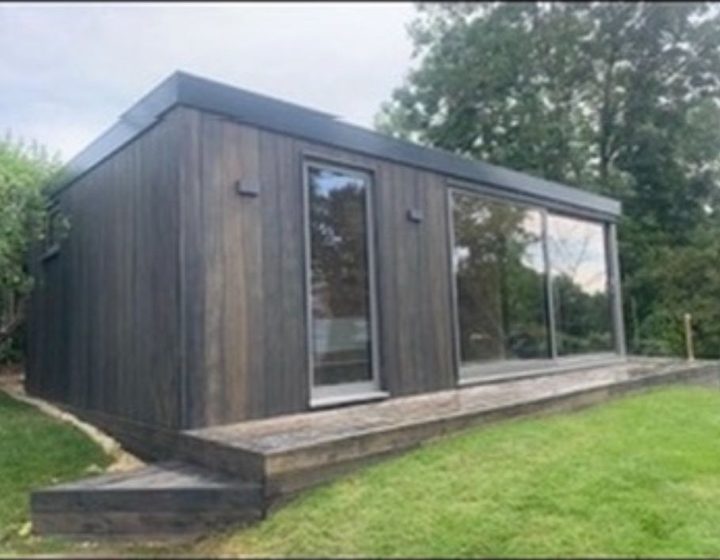 Completed garden room exterior